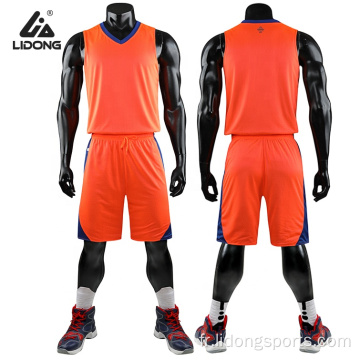 Blank Basketball Uniform Basket Basket Basketball Jersey